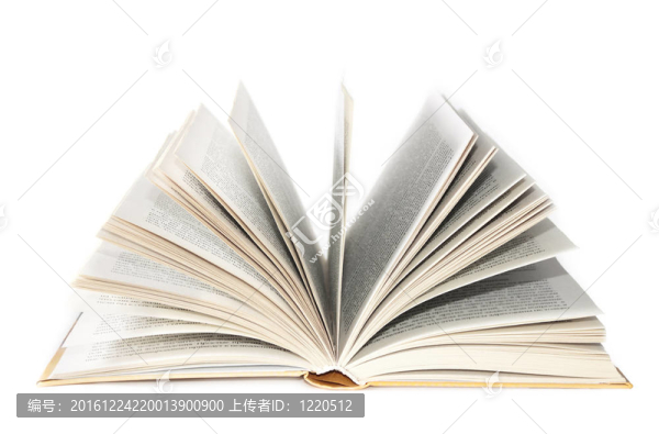 打開的書