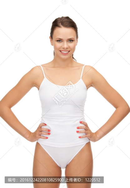純棉內(nèi)衣美女