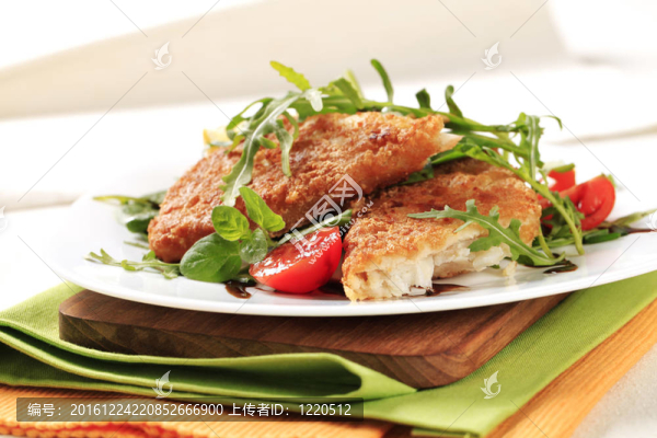 炸魚鮮沙律