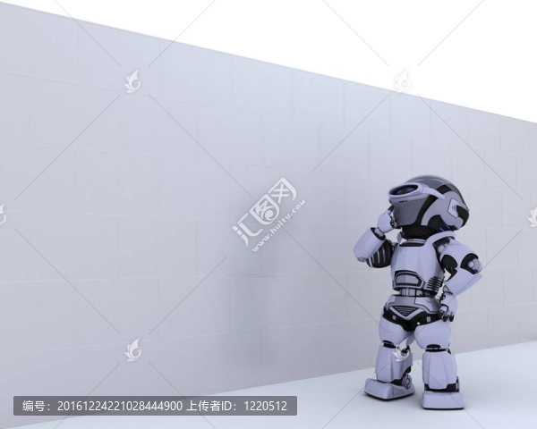 具有拼圖業(yè)務隱喻的機器人