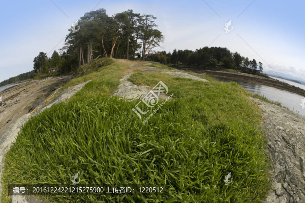 在gabriola島的石岸