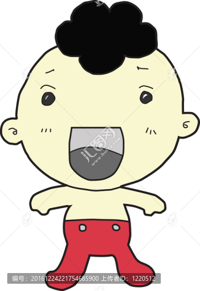 男孩卡通和人物