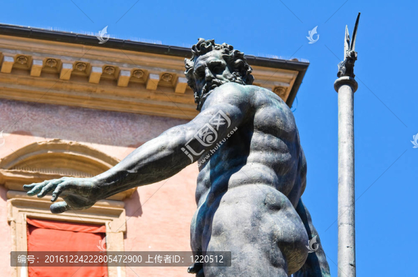 海王星噴泉。博洛尼亞。Emilia,Romagna。意大利.