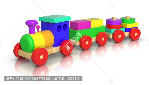 木制玩具火車