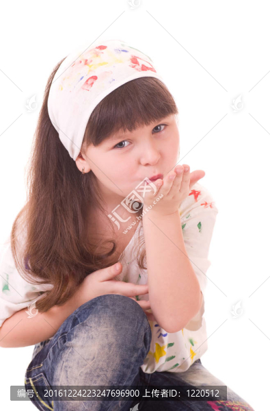 美麗的小女孩