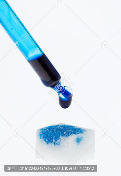 方糖上疫苗的符號