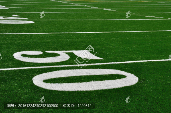 美式足球場五十碼線