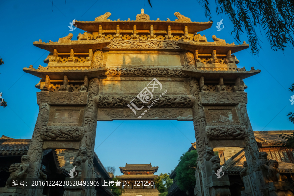 臺(tái)兒莊古城石坊