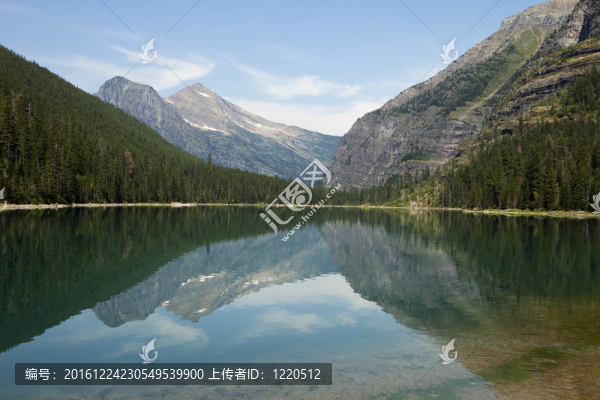 雪崩湖景觀