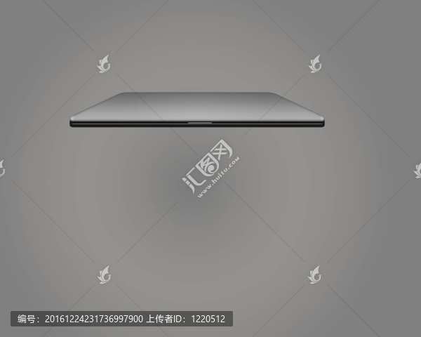 超薄筆記本3D插畫