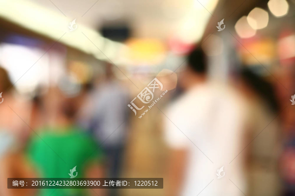 模糊的現(xiàn)代街道燈光圖片