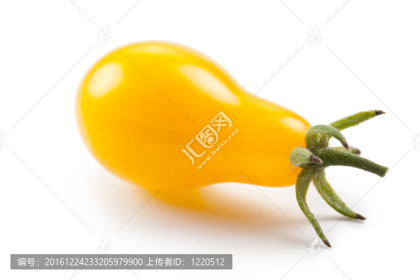 白底黃番茄