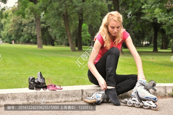準備輪滑
