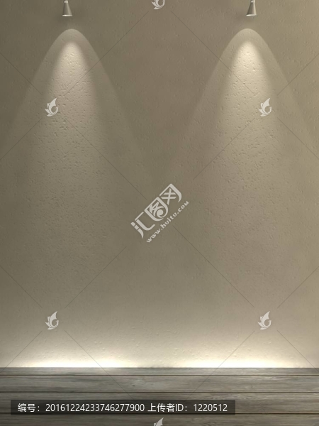畫廊的墻上