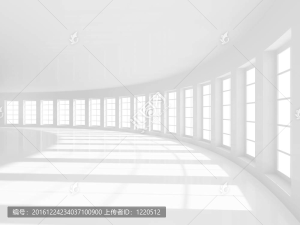 空蕩蕩的大廳背景