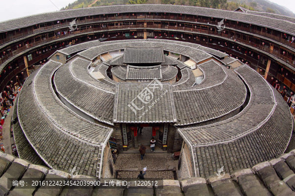中國福建土樓的特殊結(jié)構(gòu)