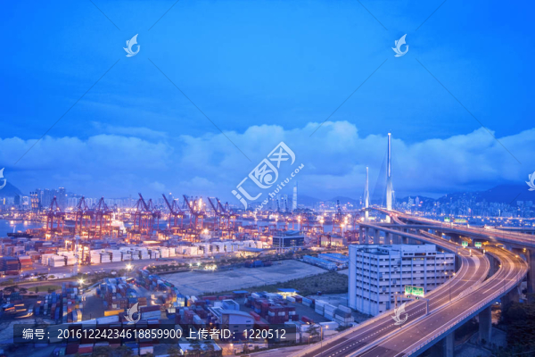 香港的夜晚；亞洲現(xiàn)代城