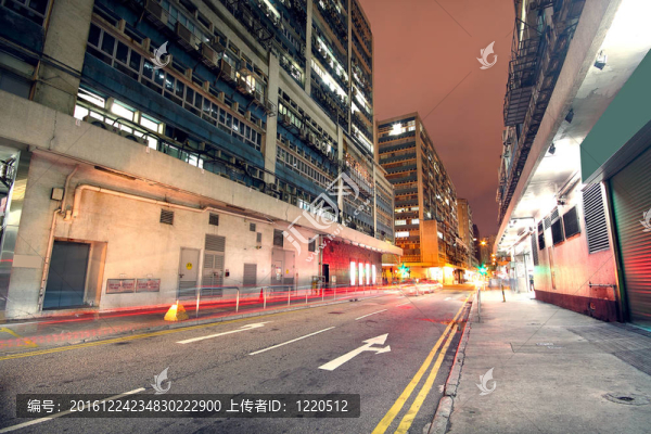 夜間交通中心區(qū)；香港