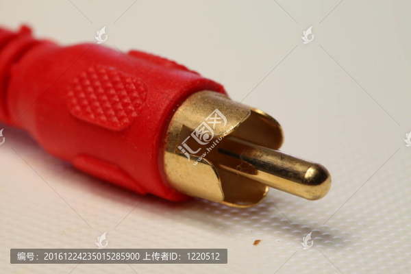 鍍金RCA連接器電纜