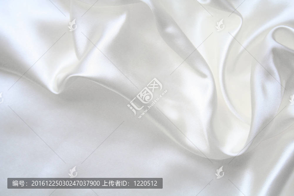 光滑典雅的白色絲綢婚禮背景
