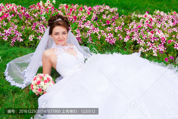 美麗新娘的畫像
