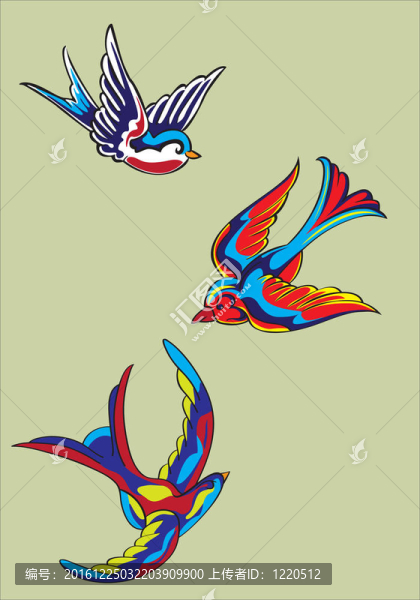 鳥飛的顏色