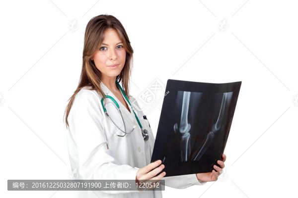 快樂醫(yī)生女人與造影