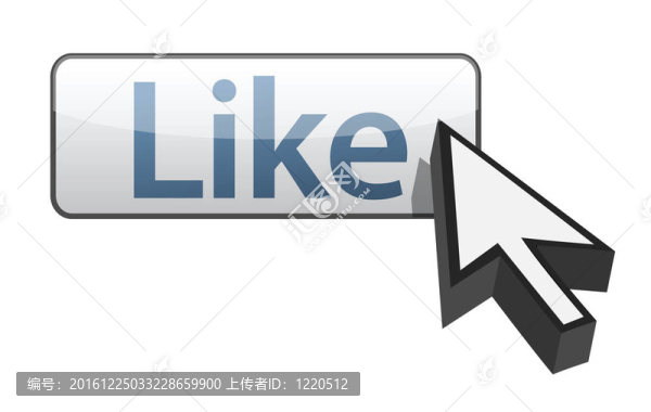 喜歡按鈕插圖設(shè)計(jì)