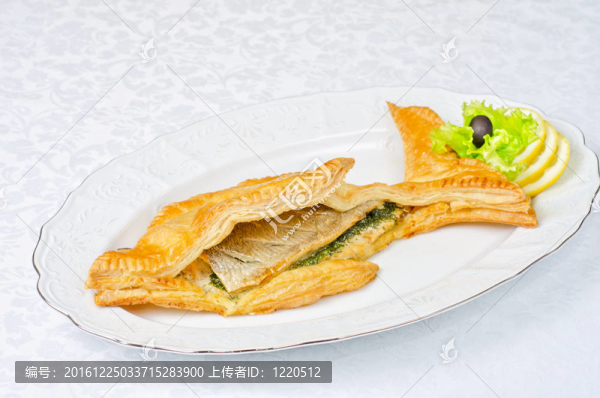 美味的鱒魚魚