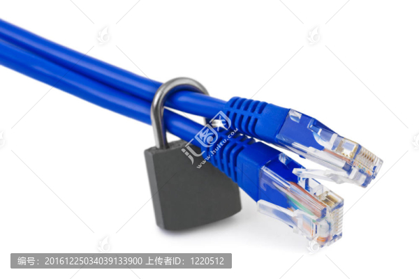 計算機互聯(lián)網電纜和鎖