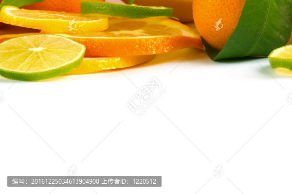 維生素C過負荷；白色水果切片Stacks