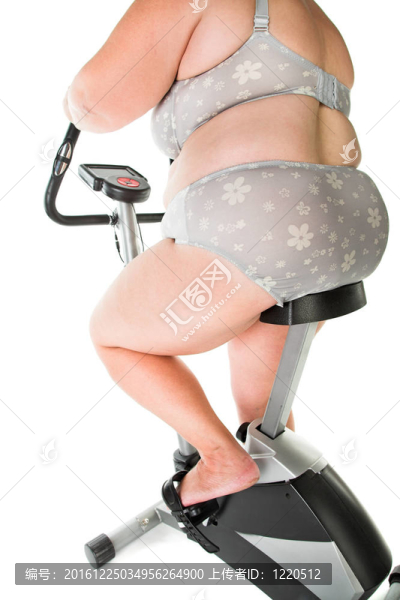 胖女人健身