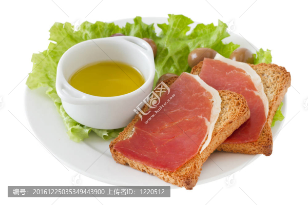 面包和火腿