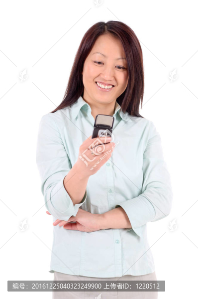 一個手機商人肖像