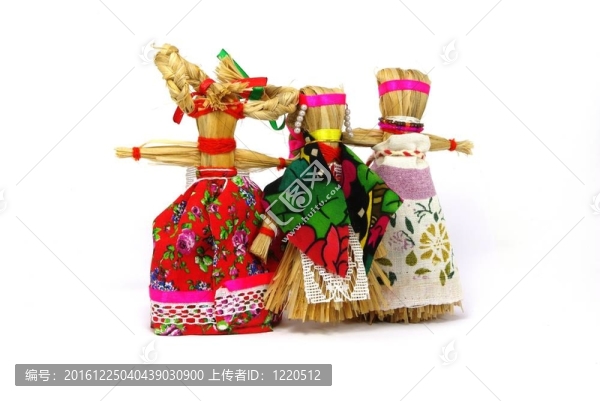 斯拉夫節(jié)日狂歡的娃娃