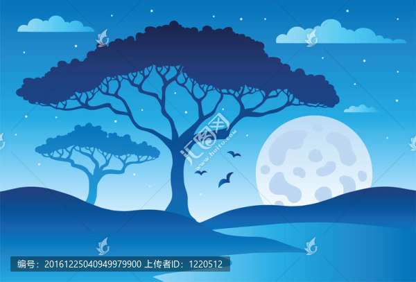 薩凡納的風(fēng)景樹2