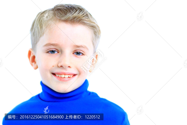快樂的小男孩肖像