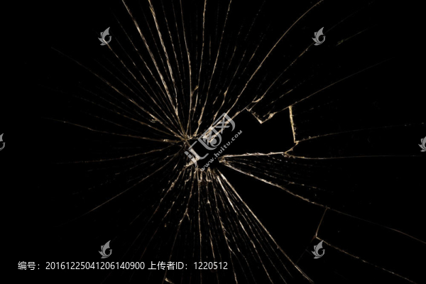 破碎的玻璃