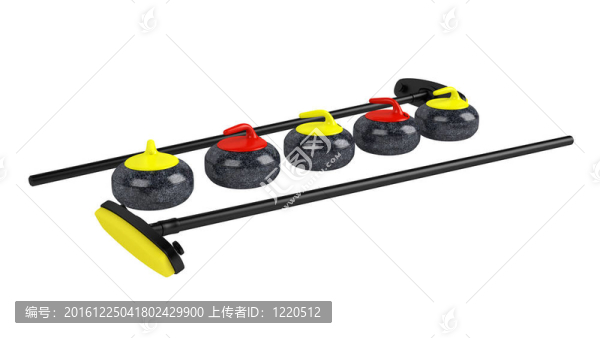 冰壺掃帚和石頭