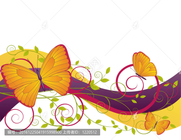 蝴蝶花插圖
