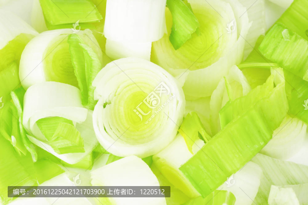 新鮮韭菜食品背景