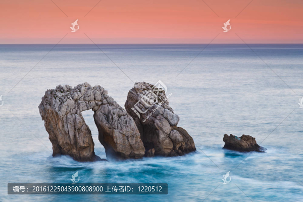 驚人的海景日出