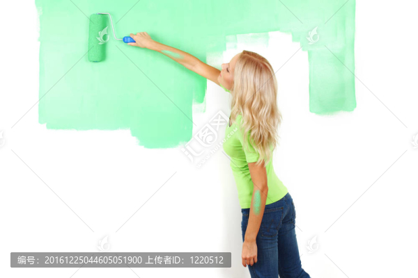 墻上的女人