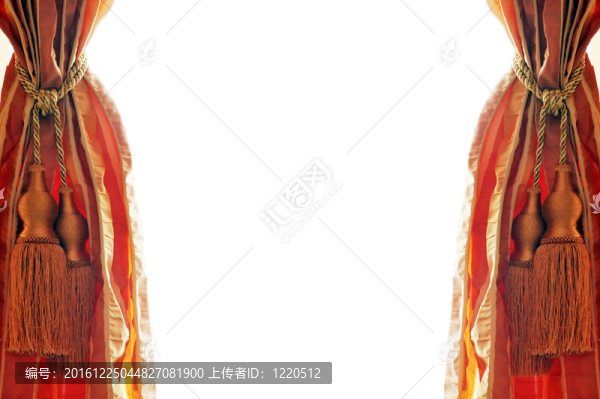 片段的門簾