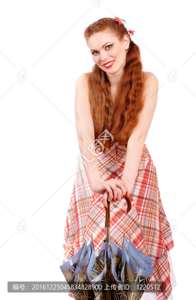 迷人少婦畫像