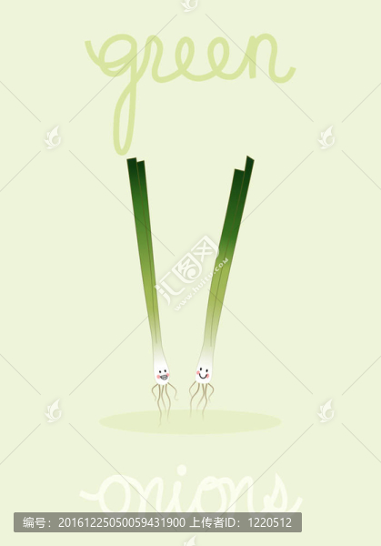 兩個快樂大蔥與文字