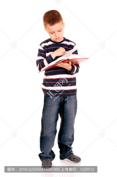 小男孩肖像