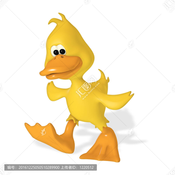 可愛3D鴨
