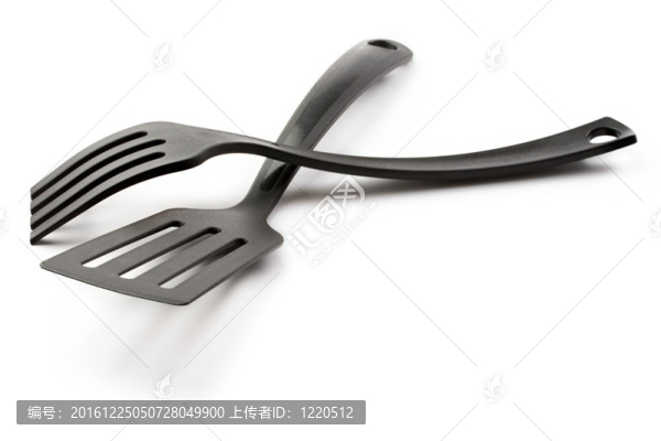 叉子和刀白色隔離