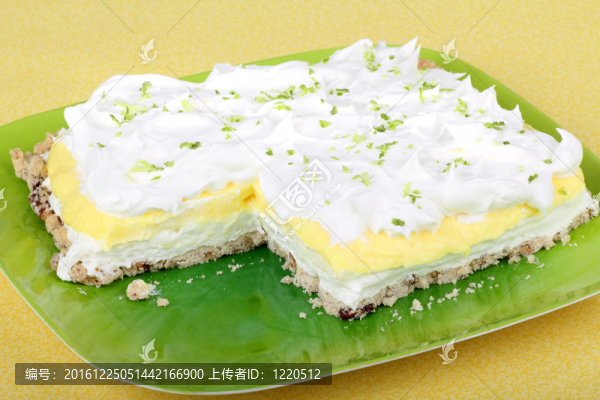 檸檬萊姆布丁甜點(diǎn)